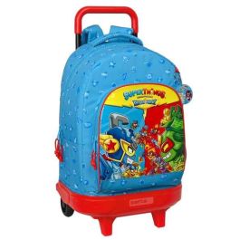 Mochila Escolar con Ruedas SuperThings Rescue force 33 x 45 x 22 cm Azul Mochila Escolar con Ruedas SuperThings Rescue force 33 x 45 x 22 cm Azul