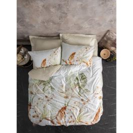Juego de cama - 1 funda nórdica 220x240 cm + 2 fundas de almohada 60x60 cm - 100% algodón satén - Beige Precio: 81.29264. SKU: B1CYV6RRQT