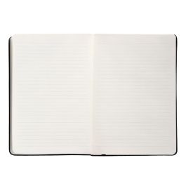 Cuaderno Con Gomilla Antartik Notes Tapa Dura A5 Hojas Rayas Negro 100 Hojas 80 gr Fsc