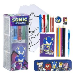 Set papelería coloreable sonic prime 11.0 x 24.0 x 9.5 cm Set papelería coloreable sonic prime 11.0 x 24.0 x 9.5 cm