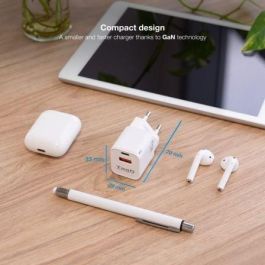 TOOQ CARGADOR DE PARED GaN USB-C/PD + USB-A/QC 30W TOOQ CARGADOR DE PARED GaN USB-C/PD + USB-A/QC 30W