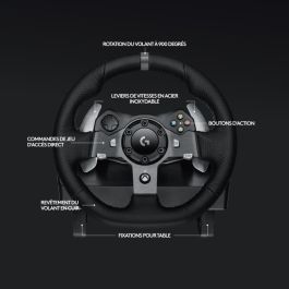 Logitech G920 Driving Force Volante de Carreras con Force Feedback, Compatible con Xbox One y PC, 941-000123 Logitech G920 Driving Force Volante de Carreras con Force Feedback, Compatible con Xbox One y PC, 941-000123