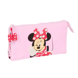 Portatodo Triple Minnie Mouse Naive Rosa 22 x 12 x 3 cm Precio: 7.49999987. SKU: B1CQ8LK4HR