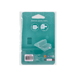 Antartik Portabolígrafo Autoadhesivo para Cuaderno Note con Elástico hasta 15 mm, Verde Aguamarina, Material PU, 40x40 mm