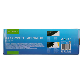 Q-connect Plastificadora KF19061 DIN A4, Compacta, Plastificado Caliente/Frío, Luces Ready/Power, 2 Rodillos, 310 mm/min