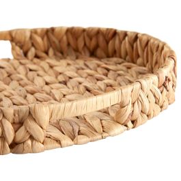 Day Bandeja diámetro 32 cm Jacinto de Agua Trenzado Con Asas Integradas