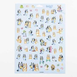 Cerdá Pack de Pegatinas Infantiles Bluey, Set de Adhesivos Decorativos, 18x25 cm, Color Azul, para Niños +3 Años Cerdá Pack de Pegatinas Infantiles Bluey, Set de Adhesivos Decorativos, 18x25 cm, Color Azul, para Niños +3 Años