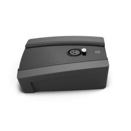 LD Systems LDMIB Unidad de micrófono pasivo de sobremesa, compatible con micrófonos de cuello de cisne XLR3M, diseño fino y elegante