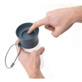 Berghoff 3950121 Botella de Agua 0,5L Ligera con Correa para Gimnasio u Oficina