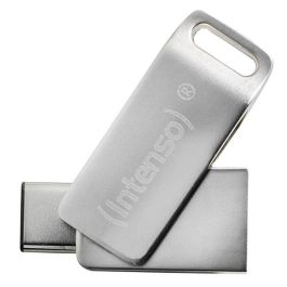 Intenso 3536480 Memoria USB 3.0 + USB Tipo C 32GB Metal Lectura 70MB/s Escritura 70MB/s