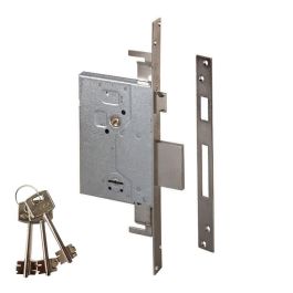 Cisa 1.57255.60.0 Cerradura de Borjas de Embutir 60mm con Palanca y 3 Llaves, Acabado Níquel Precio: 163.58999987. SKU: B13S98GYG2