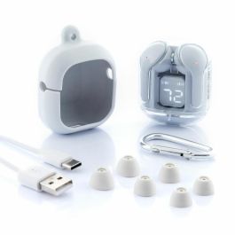 Auriculares Inalámbricos con Estuche de Carga Grey InnovaGoods Auriculares Inalámbricos con Estuche de Carga Grey InnovaGoods