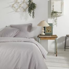 Funda nórdica - TODAY - CHARME - Chambray - Gris claro Constance - 260 x 240 cm