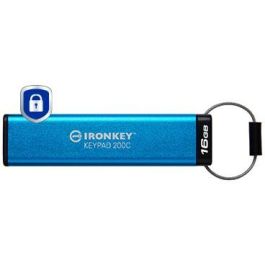 Kingston IronKey Keypad 200C USB-C Stick de Memoria USB 16GB con Cifrado AES-256 (Retail) Precio: 152.89000012. SKU: B1HB637ETC