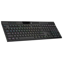 Teclado de juegos mecánicos ultrafinas - Azerty - Corsair - K100 Air Wireless - RGB LED Backlight - Negro (CH -913A01U -FR)