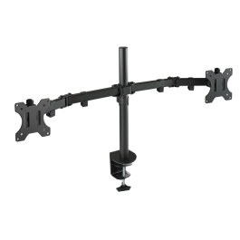 TooQ Soporte de Mesa Giratorio e Inclinable para 2 Pantallas (Monitor / TV Plasma / LCD / LED) 13” – 32”, de Dos Brazos, Negro Precio: 40.49999954. SKU: S0214772