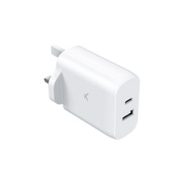 Cargador de Pared KSIX GaN Blanco 45 W Cargador de Pared KSIX GaN Blanco 45 W Precio: 25.7900005. SKU: B1HLVCY7WR