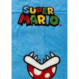 Mario Bros MAR3700891706391 Manta Sherpa Vintage - Diseño icónico de Mario Bros - 100 x 150 cm