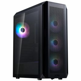 XPG VALOR AIR PLUS Caja PC Midi Tower Negra con Ventana Lateral, Filtro Antipolvo, 3x 120mm Ventiladores, USB 3.2 y Soporte ATX