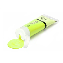 Liderpapel Pintura Acrílica Tubo de Plástico 60 ml Amarillo Limón