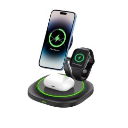 Cargador Inalámbrico Muvit for Change APH-MWC3 Negro