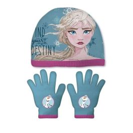 Safta 51/54 Set gorro y guantes infantil Frozen II "Memories" Blanco y Azul Microfibra Talla M Precio: 10.50000006. SKU: S4307348