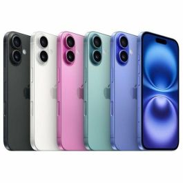 Apple MYE93QL/A iPhone 16 128GB 6.1" 5G Blanco. Pantalla Super Retina XDR, Cámara 48MP, Chip A18, IP68, iOS 18.