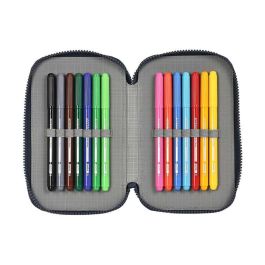 Estuche Escolar con Accesorios El Niño Bahia Azul 12.5 x 19.5 x 4 cm (28 piezas)