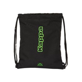 Bolsa Mochila con Cuerdas Kappa Black Negro 35 x 40 x 1 cm