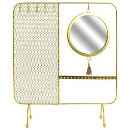 Home Deco Factory Organizador de Joyas y Accesorios Mirage con Espejo 35,5x30x10 cm