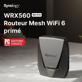 Synology WRX560 Router WiFi6 con 1xWAN 2.5GbE, 3xGigabit LAN, USB 3.2