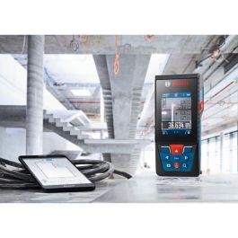 Bosch Professional GLM 150-27 C Telémetro Láser para Exteriores con Zoom, 150m de Alcance, Pantalla IPS 2.8", Bluetooth