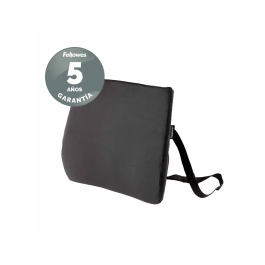 Fellowes 100119852 Respaldo Lumbar Acolchado Espuma Postural Ergonómico Negro