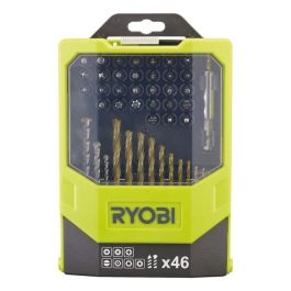 Ryobi Conjunto Mixto de 46 Accesorios: Puntas de Atornillado (PH, PZ, PL, HEX, TX) y Brocas para Mampostería Precio: 32.49999984. SKU: B176GLEPS8