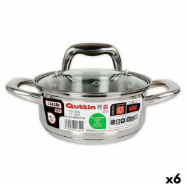 Cacerola Quttin 139494 Con Tapa Acero Ø 16 x 7 cm (6 Unidades) (16 cm) (1,5 L) Precio: 74.69000033. SKU: B16PRXKFRF