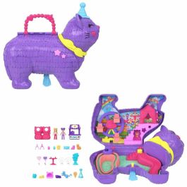 Polly Pocket JFT90 - Set Fiesta de Gatitos con Minifiguras y Accesorios
