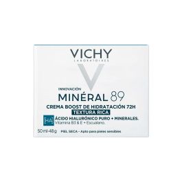 Vichy MINÉRAL 89 Crema Hidratante 72H Rica Ligera Pieles Sensibles 50 ml