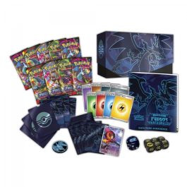 POKEMON JUEGO DE CARTAS Estuche Entrenador Elite Fuegos Fantasmales Cartas Latino