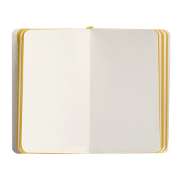 Antartik Cuaderno A6 Tapa Blanda Hojas Lisas Morado y Amarillo 100 Hojas 80gr FSC