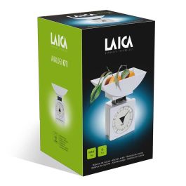 Laica Balanza Mecánica de Cocina KS711 con Bol Blanca 1kg