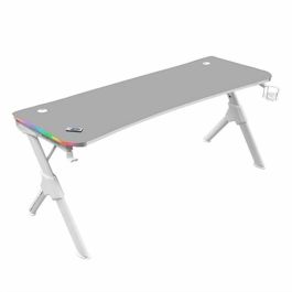 Mesa de Escritorio Mars Gaming MGDXLRGBW LED RGB Blanco Acero 160 x 60 cm Precio: 254.59000039. SKU: B13Z948AC2