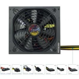 Tooq TQAPOLO-750SP Fuente de Alimentación ATX 12V V2.3 750W PFC Activo Ventilador 140mm silencioso para PC Gaming Crossfire SLI