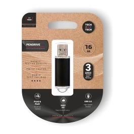 Tech One Tech Pendrive 16 GB Memoria USB Color Negro Precio: 6.50000021. SKU: B1EQ7FZGHQ