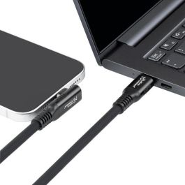 MicroConnect Premium Angled USB4 liquid silicone magnetic cable, 40Gbps, 240W, 8K, 1m, Black MicroConnect Premium Angled USB4 liquid silicone magnetic cable, 40Gbps, 240W, 8K, 1m, Black