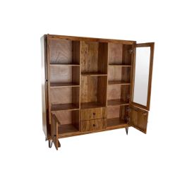 DKD Home Decor Vitrina Colonial Marron Negro 145 x 162 x 40 cm