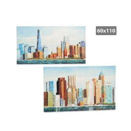 Lienzo Pintado Ciudad Color 60X110Cm Surtidos Giftdecor (2 Unidades) Precio: 138.5000001. SKU: B14YERAPVL