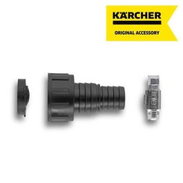 KÄRCHER Adaptador 1" (25,4mm) / 3/4" (19mm) con Válvula de Retención para Salida G1 y Abrazadera de Manguera
