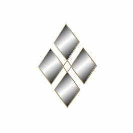 Espejo de pared DKD Home Decor Dorado Rombos 63 x 2 x 90 cm Precio: 62.59000033. SKU: S3029642