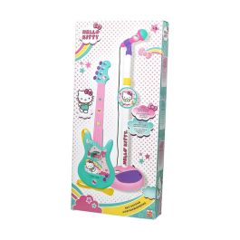 Guitarra y microfono con pie extensible hello kitty (altura regulable) 60x30x17 cm Guitarra y microfono con pie extensible hello kitty (altura regulable) 60x30x17 cm