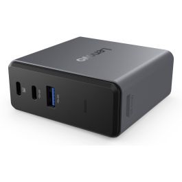 Lenovo X9 Dock de Carga GaN Power USB-C 60W para Portátil, 4K HDMI, Lector MicroSD, Gris